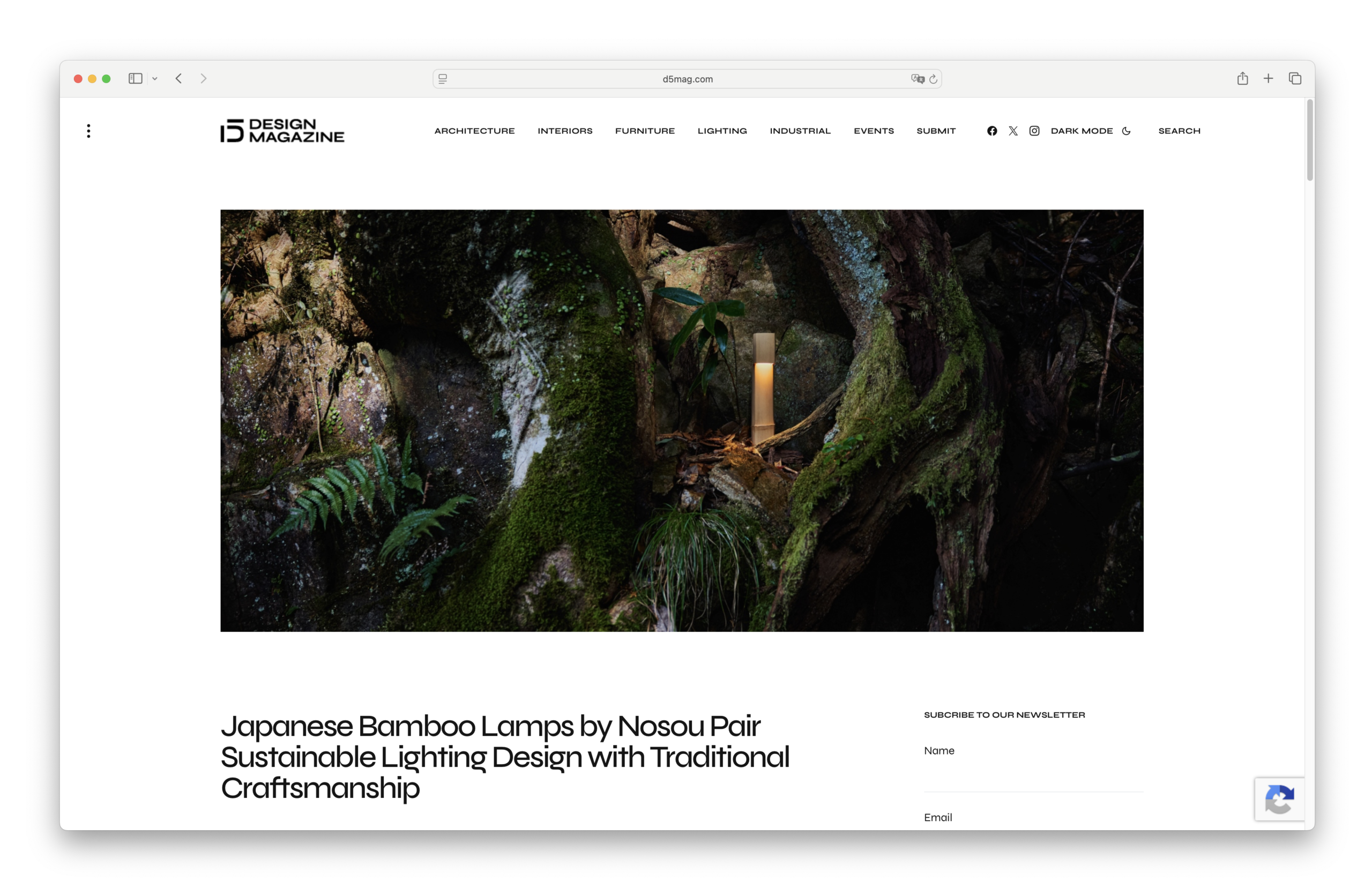 Nosou has been featured in “D5 Magazine”